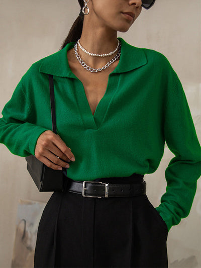 Brisa® | Lässiger Pullover mit Kragen