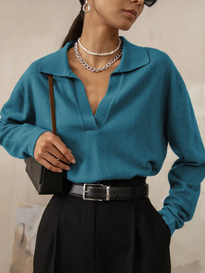 Brisa® | Lässiger Pullover mit Kragen