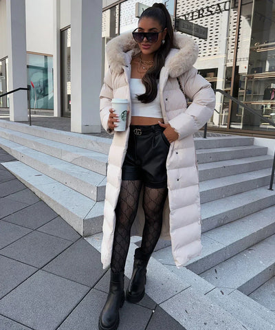 Quiana® | Langer Wintermantel