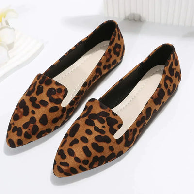 Vienna - Leopard Spitze Zehen Loafers