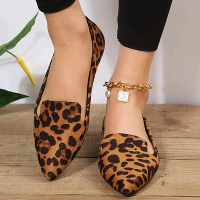 Vienna - Leopard Spitze Zehen Loafers