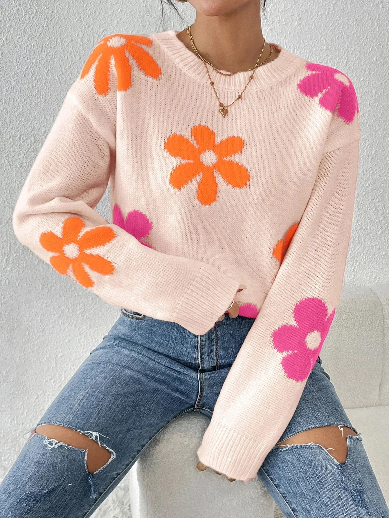 Ashby | Blütenpullover