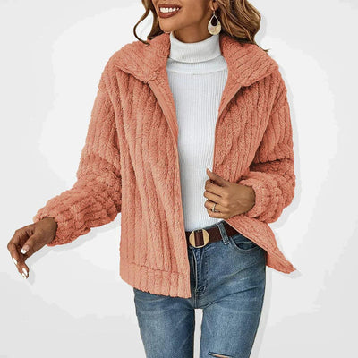 Ianthe® | Lässige Plüsch-Strickjacke