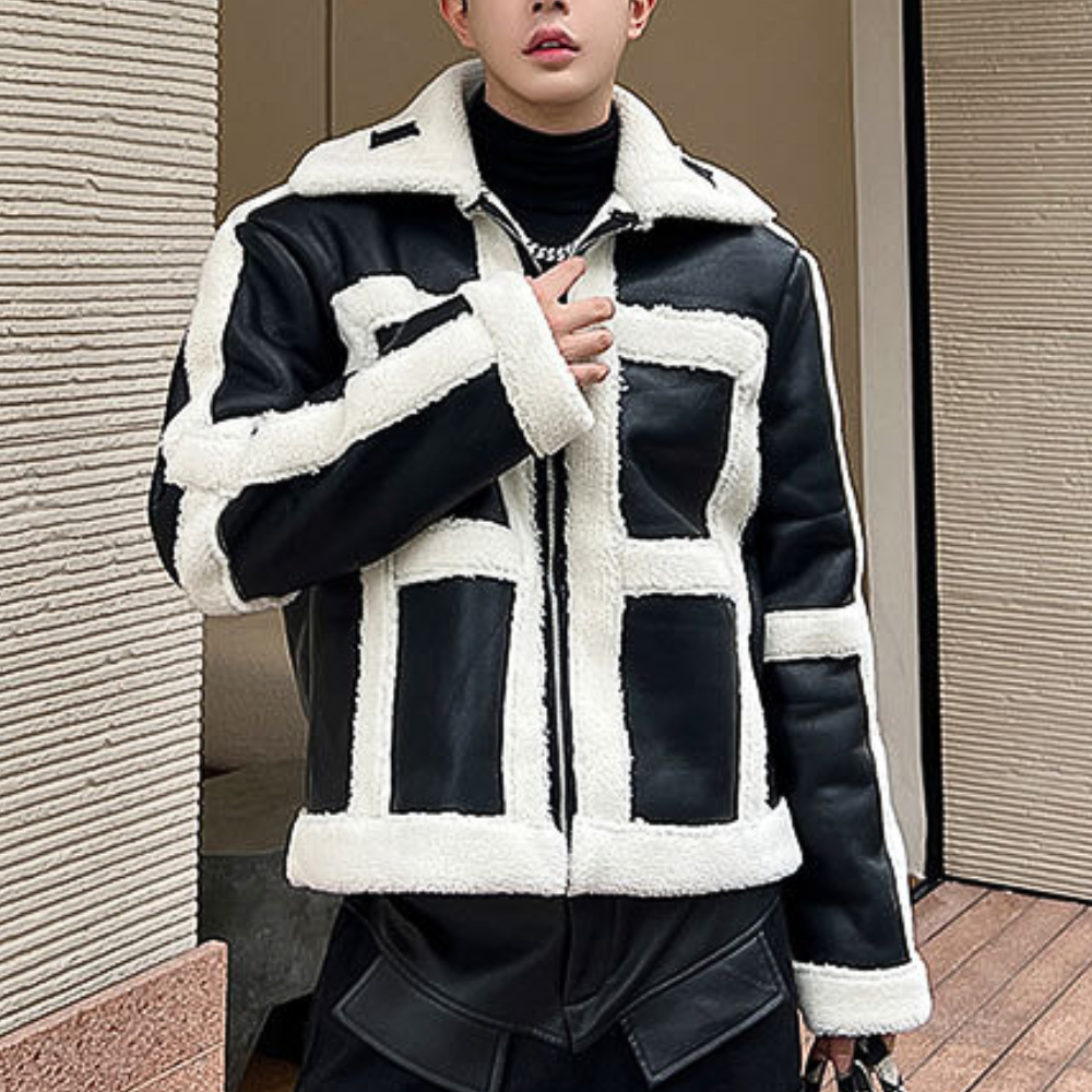 Stylische Lederjacke für Herren