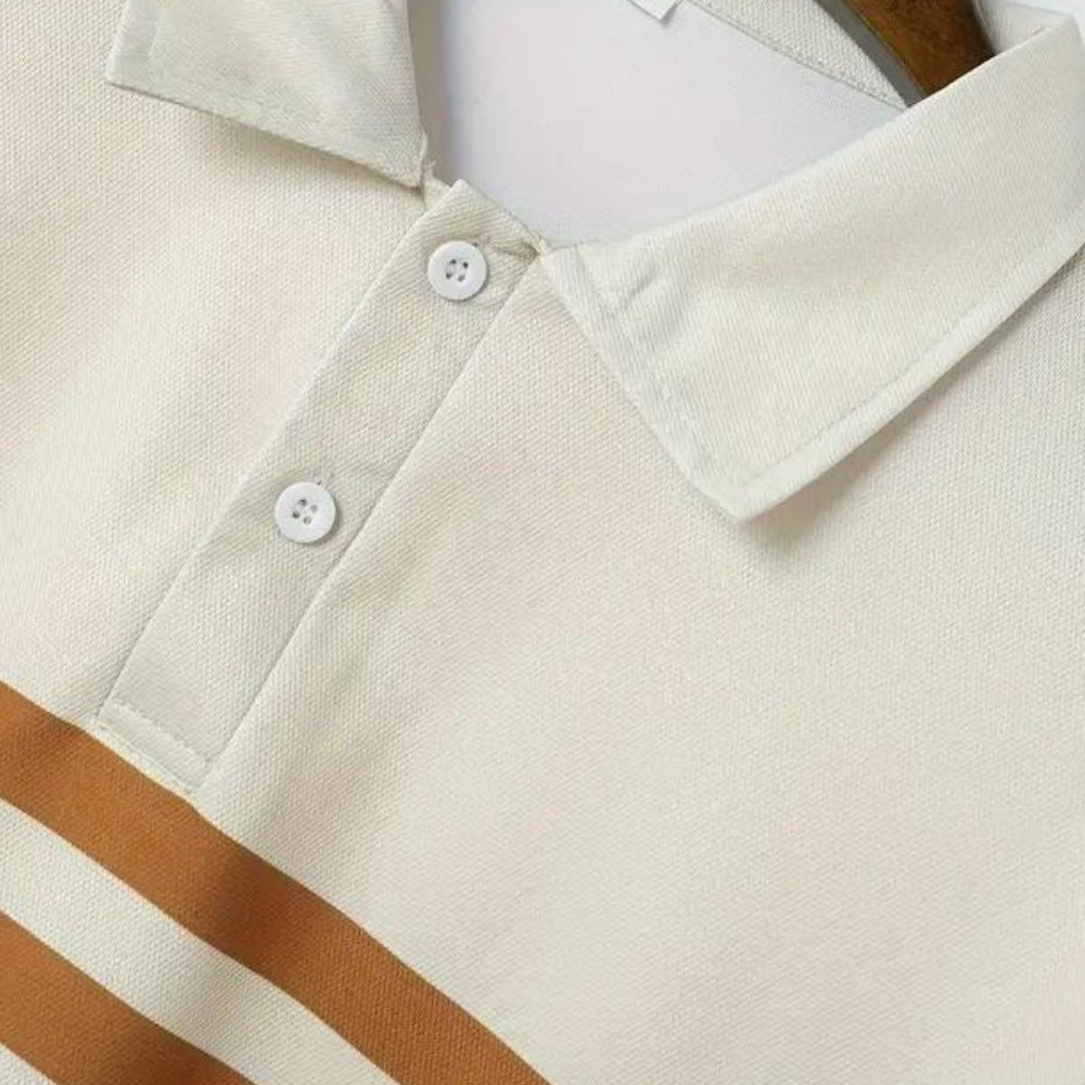 Elegantes Gestreiftes Poloshirt für Herren Jako