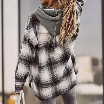 Kuscheliger Pullover mit Kapuze für Damen