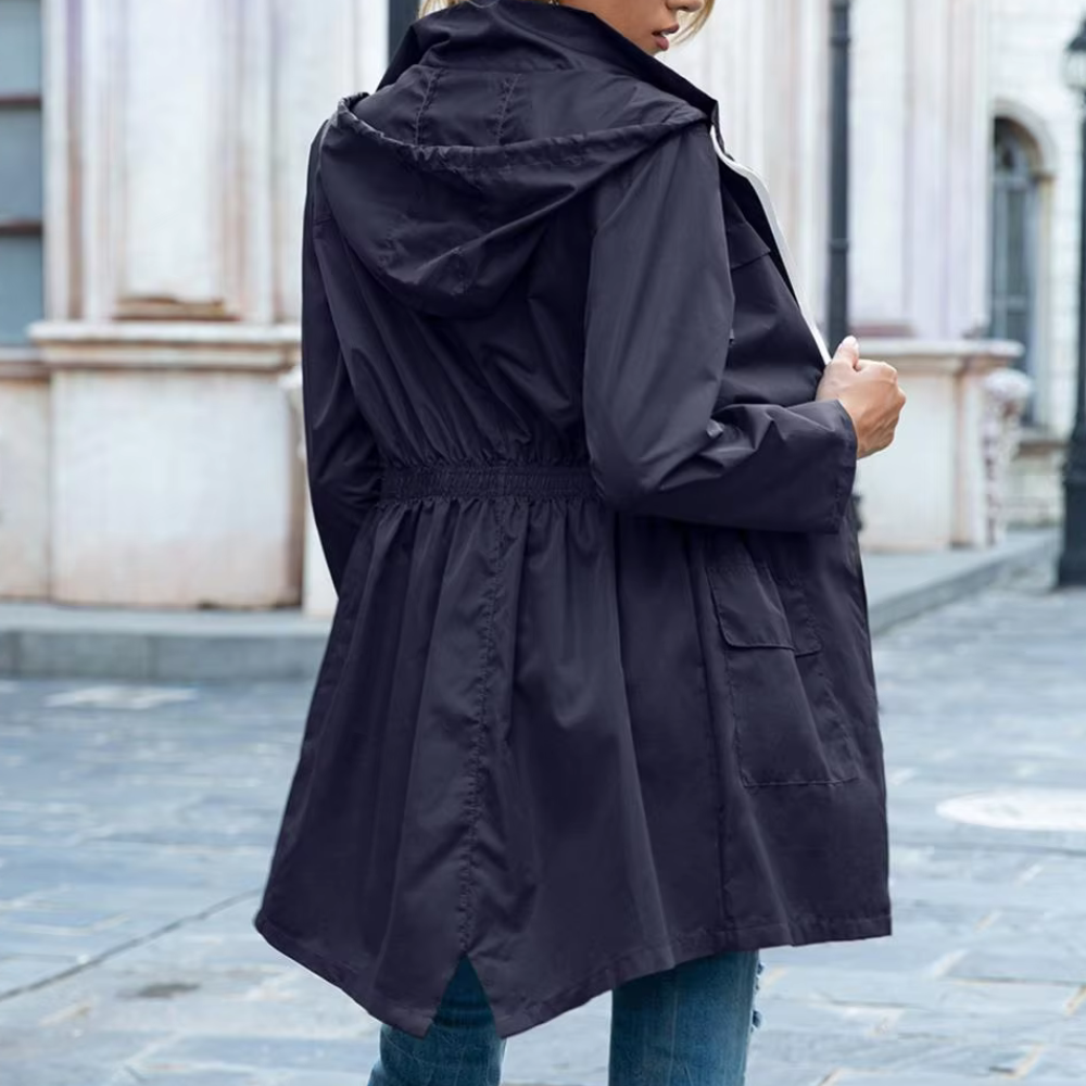 Bequemer Mantel mit Kapuze für Damen