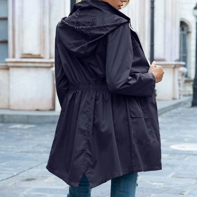 Bequemer Mantel mit Kapuze für Damen