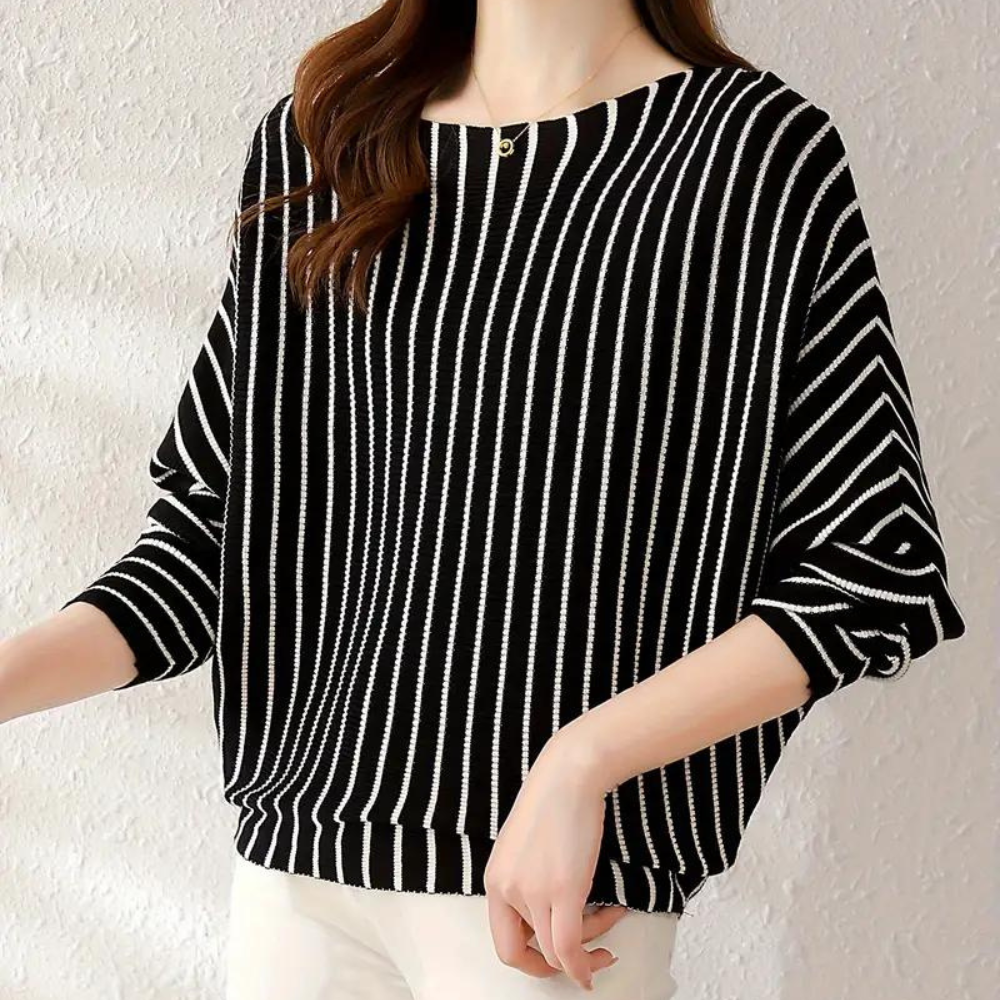 Gestreifter Pullover für Damen
