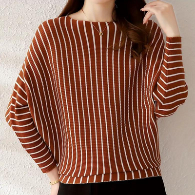 Gestreifter Pullover für Damen