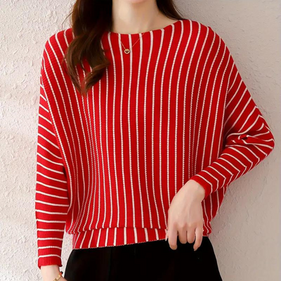 Gestreifter Pullover für Damen