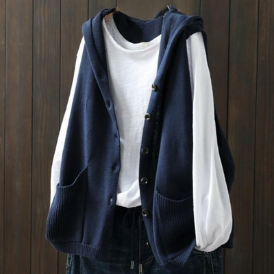 Locker Gestrickte Strickjacke für Damen