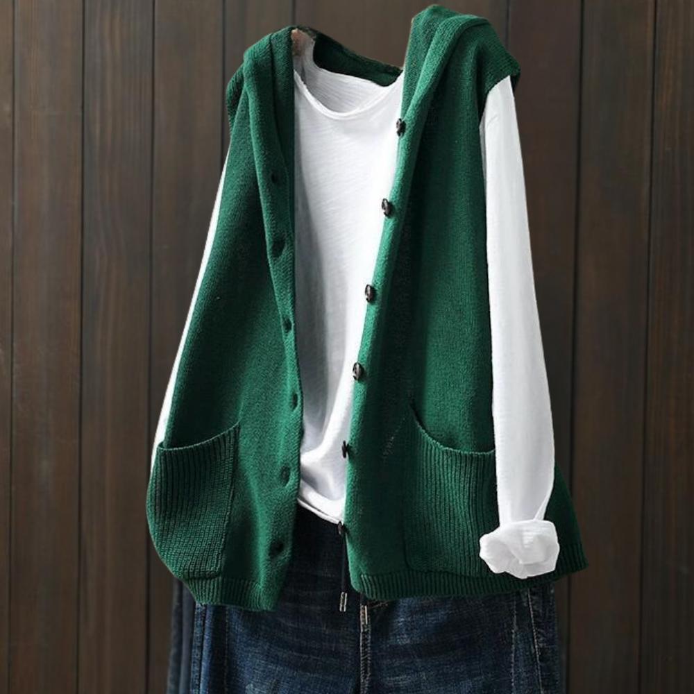 Locker Gestrickte Strickjacke für Damen