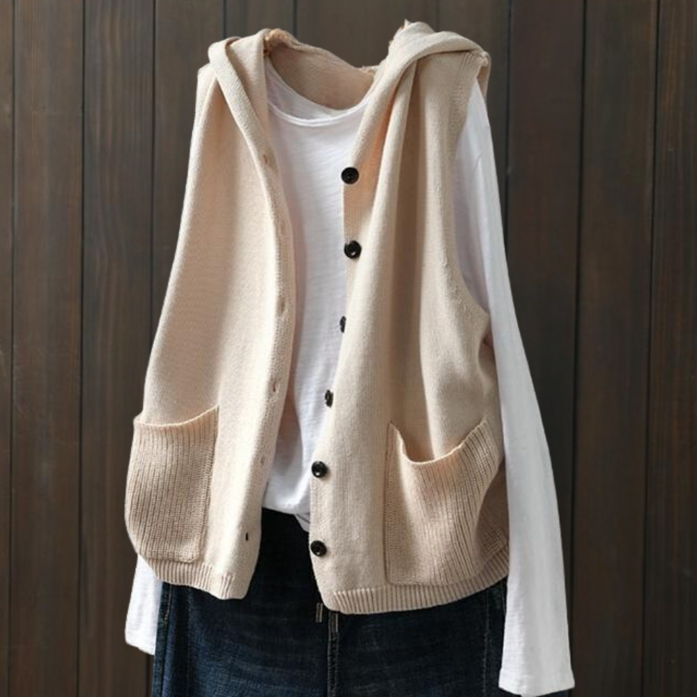 Locker Gestrickte Strickjacke für Damen