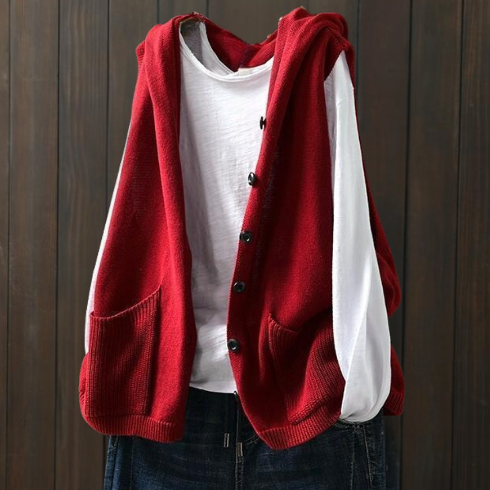 Locker Gestrickte Strickjacke für Damen