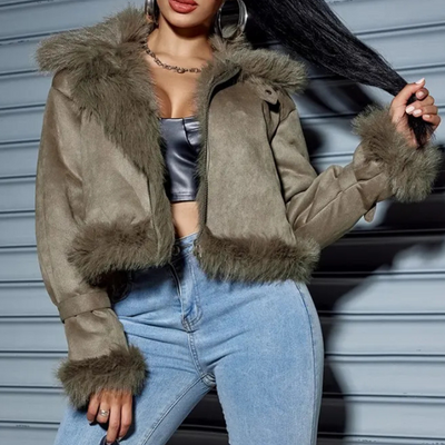Warme Winterjacke für Damen