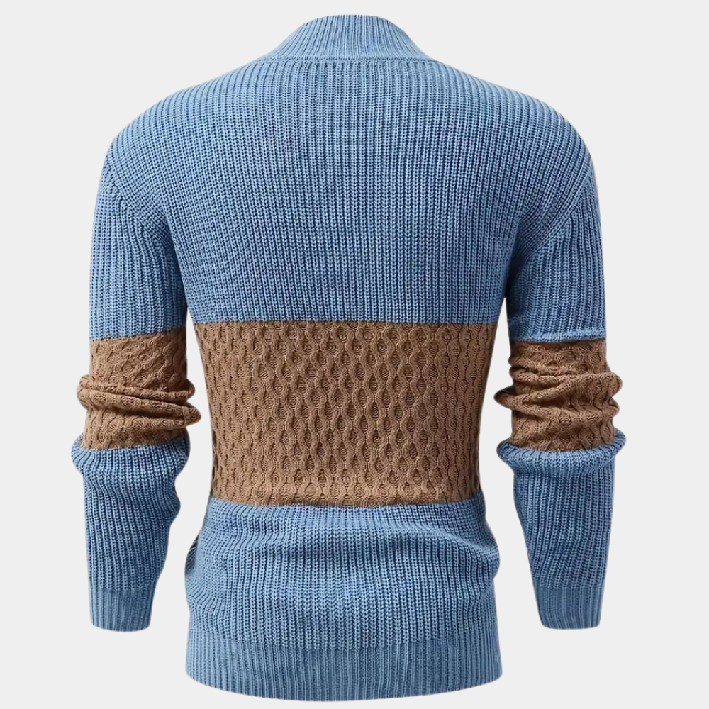 Warme Winterstrickjacke für Herren