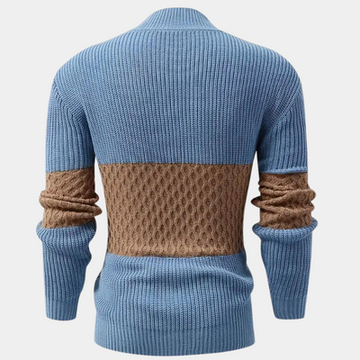 Warme Winterstrickjacke für Herren