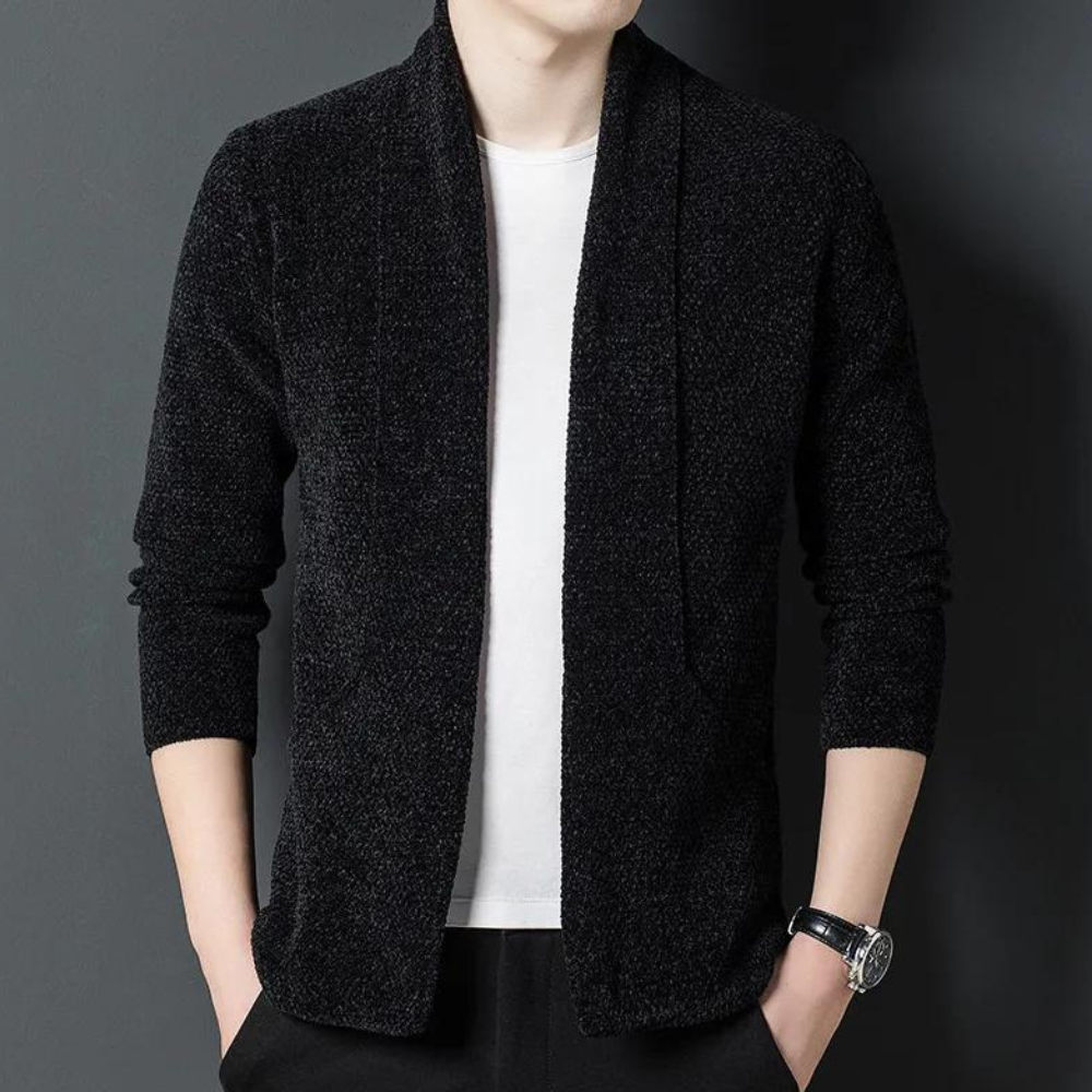 Kuschelige Winter Strickjacke für Herren