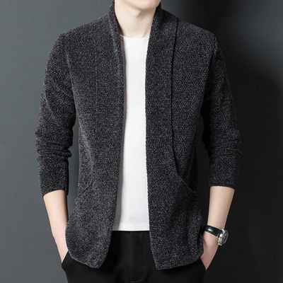 Kuschelige Winter Strickjacke für Herren