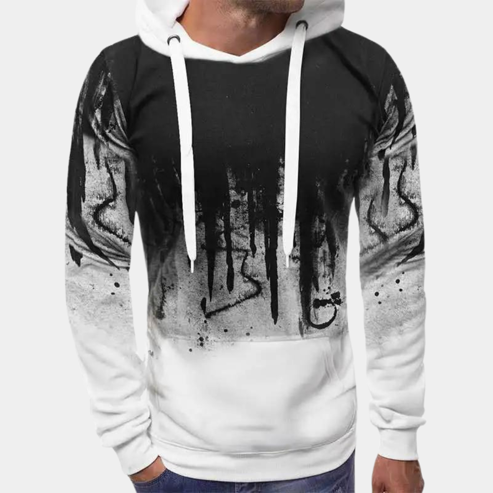 Moderner Pullover mit Kapuze für Herren