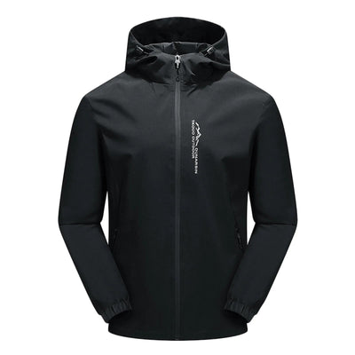 Caden Wasserdichter Windbreaker mit Kapuze