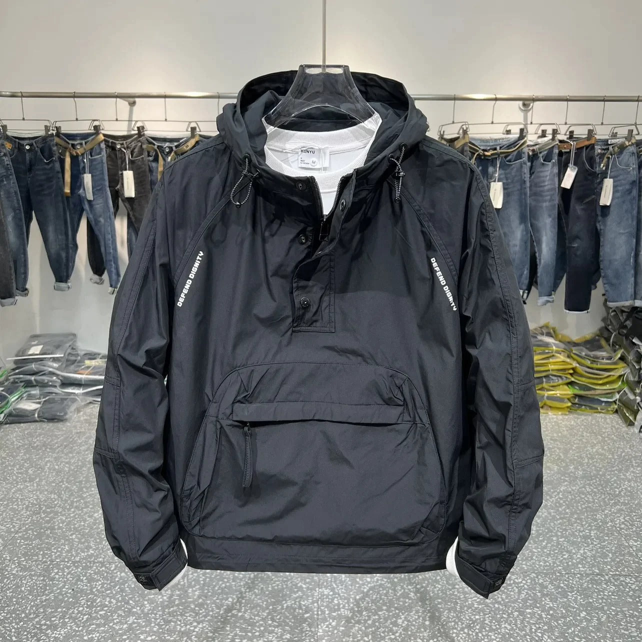 Herren Anorak mit Kapuze Cullen