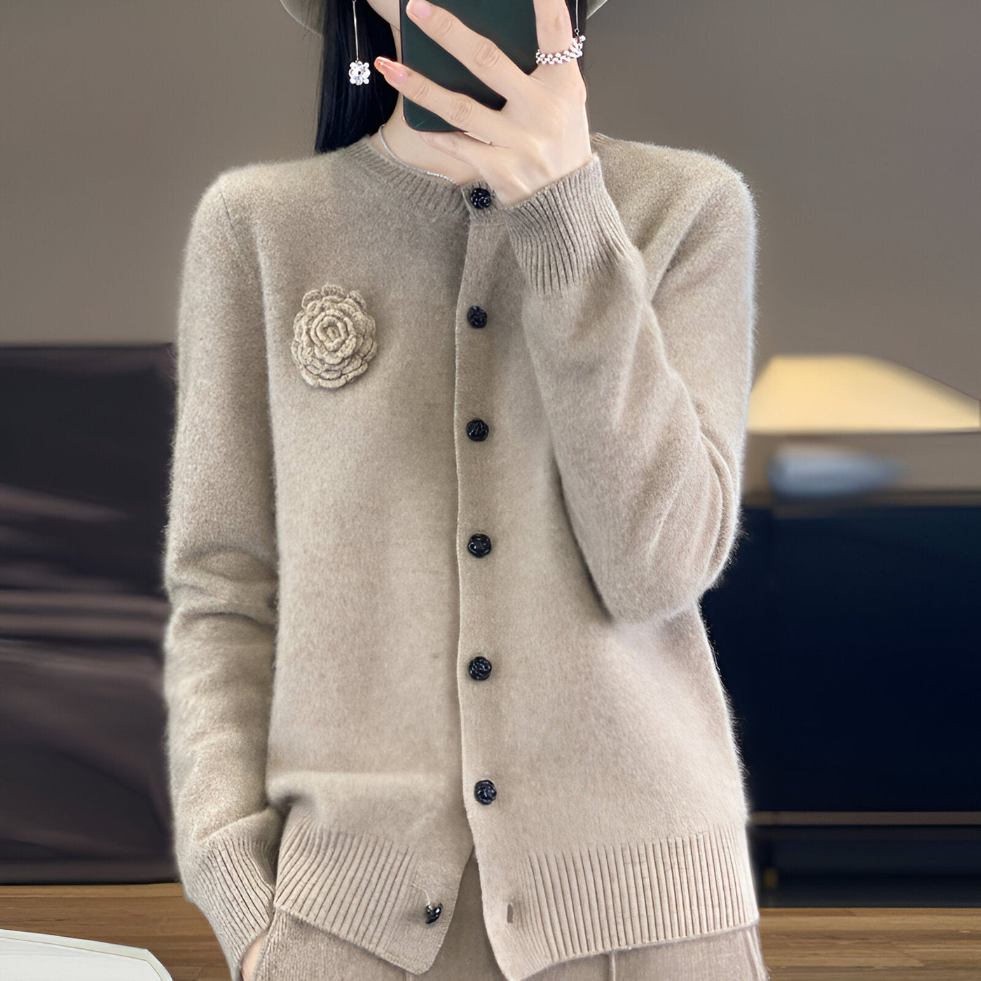 Isa | Luxuriöses Merino-Cashmere-Sweatshirt