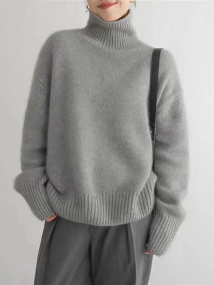 Alba® | Rollkragenpullover aus Wolle