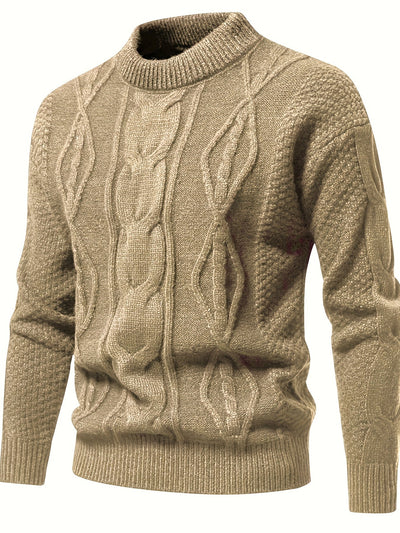 Bequemer Strickpullover für Herren