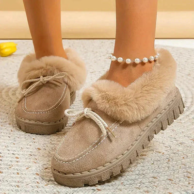Diena – Eleganter Damen-Loafer mit Pelz