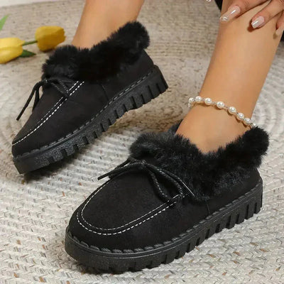 Diena – Eleganter Damen-Loafer mit Pelz