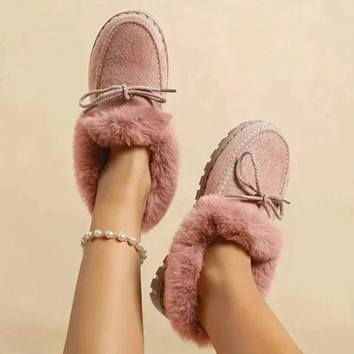Diena – Eleganter Damen-Loafer mit Pelz