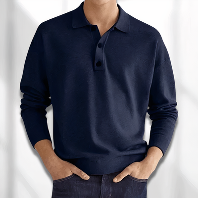 Langärmeliges Poloshirt Roach