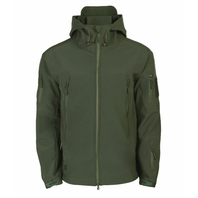 Wasserdichte Militärjacke mit Kapuze Dawson