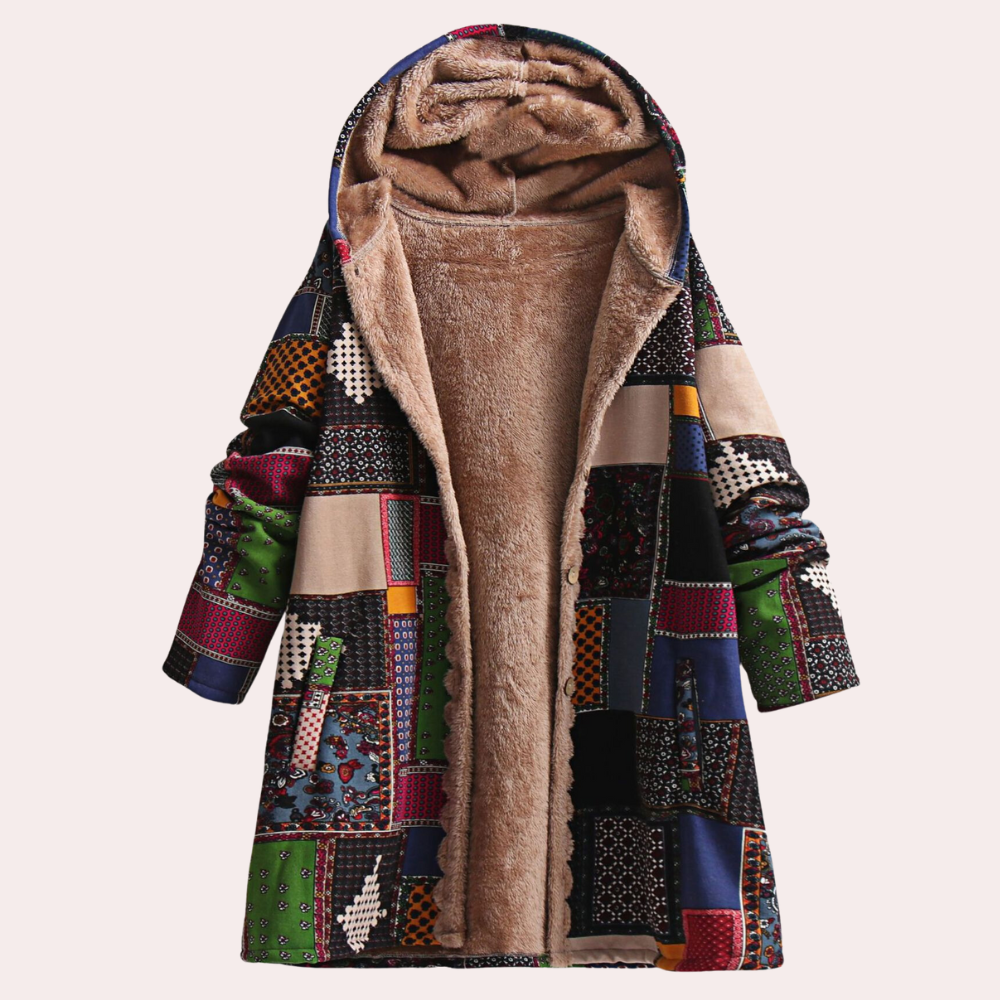 Stilvoller Mantel mit Kapuze für Damen