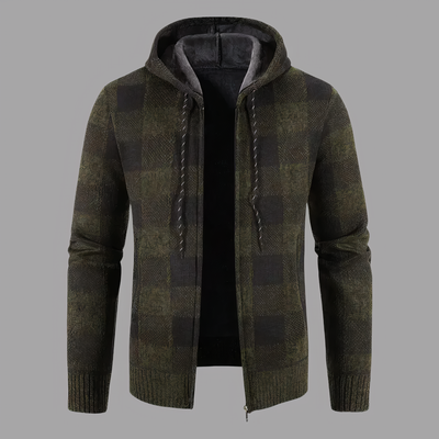 Derwyn Karierter Hoodie