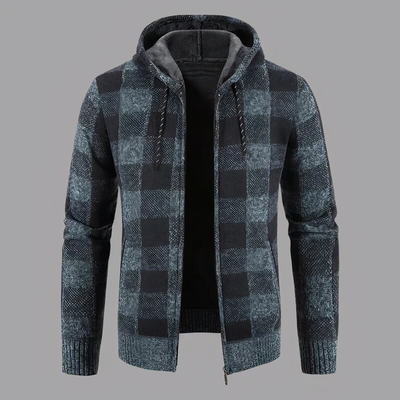 Derwyn Karierter Hoodie