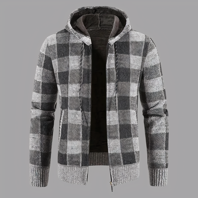 Derwyn Karierter Hoodie