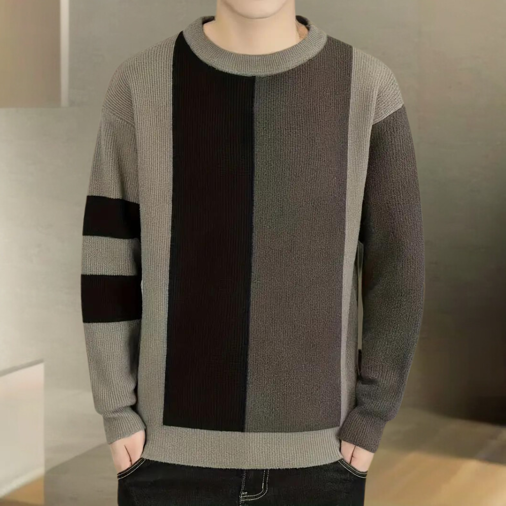 Moderner Winterpullover für Herren