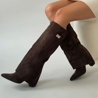 Braunes Wildleder