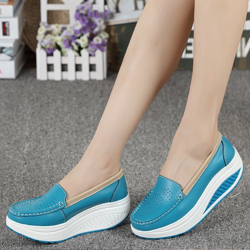 Nida - Elegante Plateau-Loafer für Damen