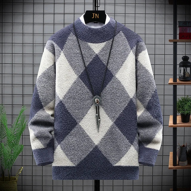 Modischer Warmer Pullover für Herren