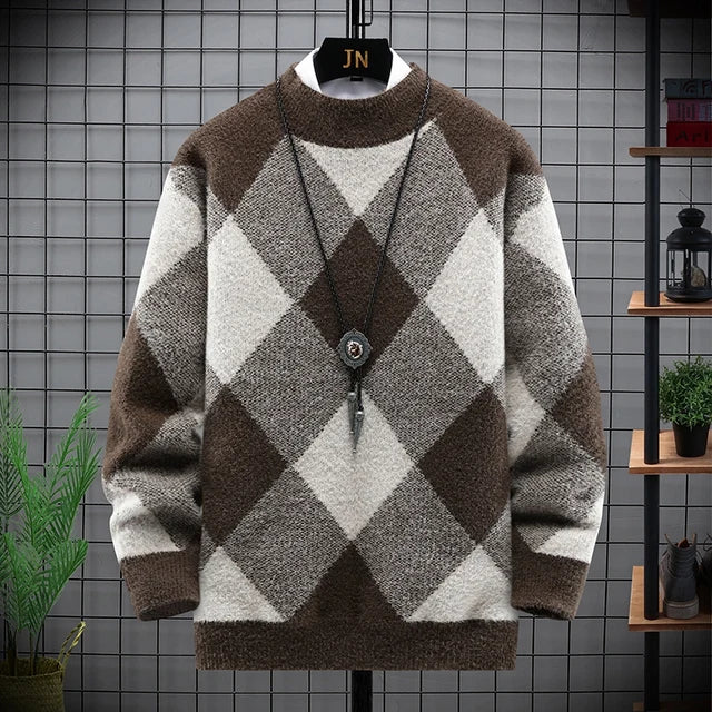 Modischer Warmer Pullover für Herren