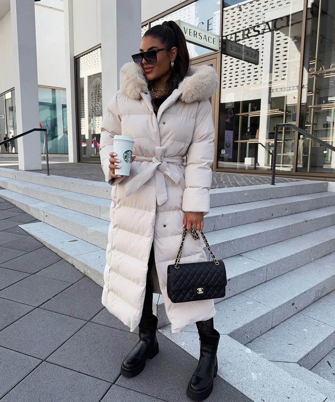 Quiana® | Langer Wintermantel