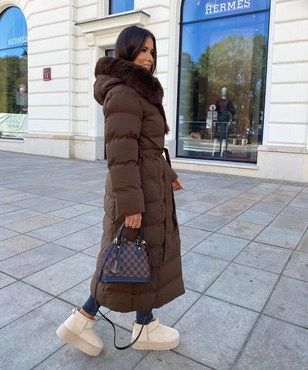 Quiana® | Langer Wintermantel