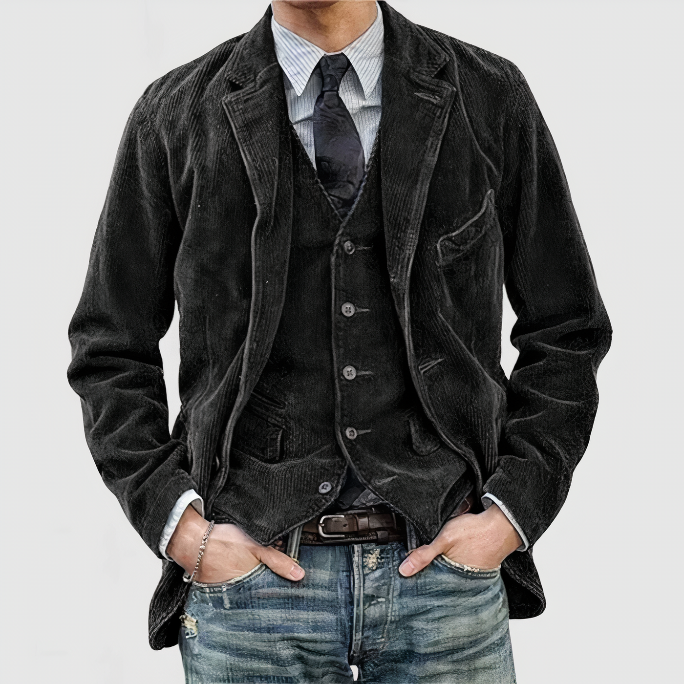 Casual Cordjacke für Herren Elliot