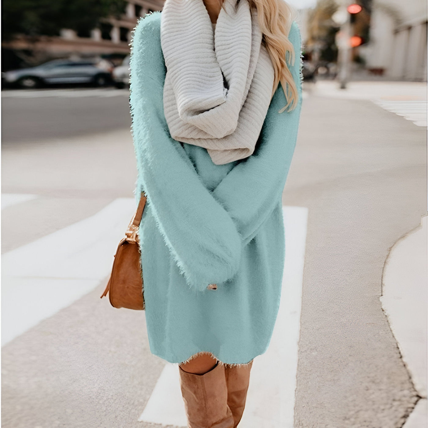 Veronika | Gemütliches Strickkleid