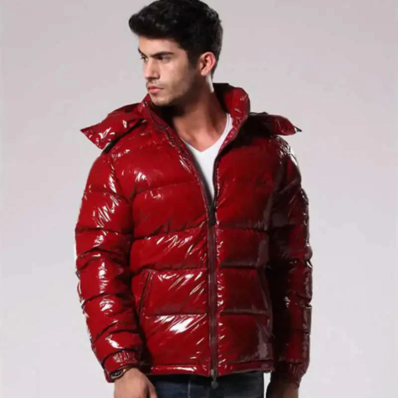 Stilvolle Winterjacke für Herren mit abnehmbarer Kapuze Ervin.