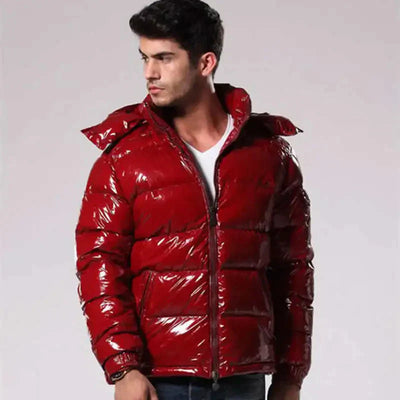 Stilvolle Winterjacke für Herren mit abnehmbarer Kapuze Ervin.
